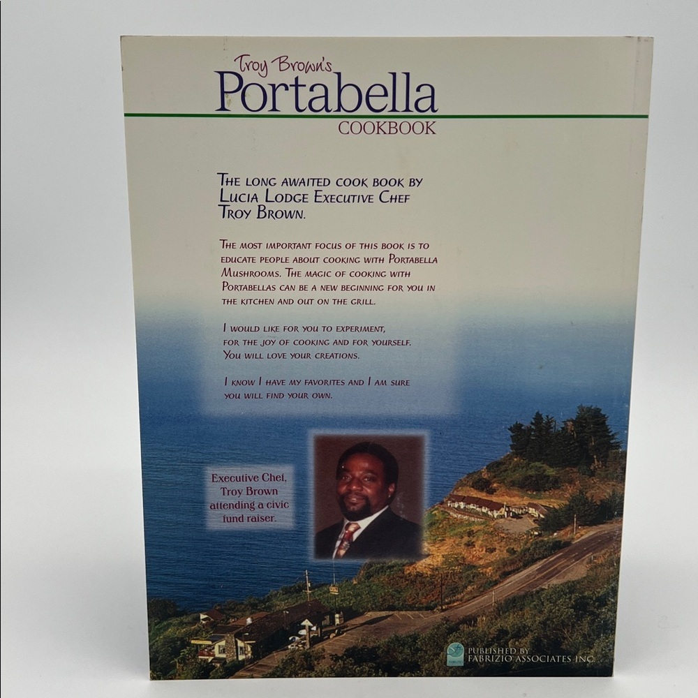 Troy Brown’s Portabella Cookbook Signed Copy 2001 - Picture 2 of 6